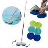 SPINNER MOP LUCIDATRICE ELETTRICA ROTANTE RICARICABILE