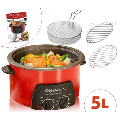 Chef O\' Matic 5L – Robot da Cucina Multifunzione-12 fuzioni in 1, 5L Chef O\' Matic 5L – Robot da Cucina Multifunzione-12 fuzioni in 1, 5L