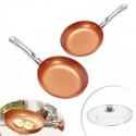 SET PADELLE COPPER PAN 20 E 24 CM