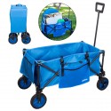 CARRELLO MULTIUSO PIEGHEVOLE SPIAGGIA RUOTE 360º 88 X 108 X 47 CM