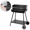 BARBECUE A CARBONE PORTATILE CON RUOTE