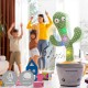 CACTUS BALLERINO E PARLANTE RICARICABILE CON MUSICA E LED