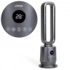 AEROTERMO SENZA ELICA 2 IN 1 CON TELECOMANDO E 7 COLORI LED