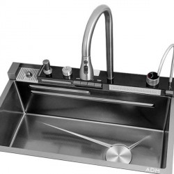 SINK DA CUCINA INTELLIGENTE CON RUBINETTO ESTRAIBILE