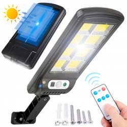 LAMPADA SOLARE CON SENSORE DI MOVIMENTO E TELECOMANDO