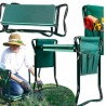 SGABELLO DA GIARDINO PLEGABLE 3 IN 1 CON SCOMPARTI PER UTENSILI