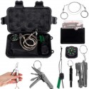 KIT DI SOPRAVVIVENZA 7 IN 1 CON ASTUCCIO