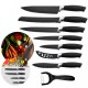 SET DI COLTELLI ANTIADERENTI 7 PEZZI