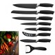 SET DI COLTELLI ANTIADERENTI 7 PEZZI
