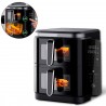 FRIGGITRICE AD ARIA DOPPIA 11 L CON PANNELLO LATERALE E 2800W