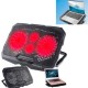 BASE DI RAFFREDDAMENTO PER PORTATILE CON LED E PORTA USB