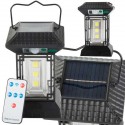 LAMPADA SOLARE CON SENSORE DI MOVIMENTO E 5 MODI DI FUNZIONAMENTO CON TELECOMANDO