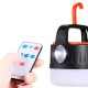 LAMPADA DA CAMPEGGIO SOLARE RICARICABILE CON LUCE LED E GANCIO