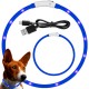 COLLARE PER CANI E GATTI CON ILLUMINAZIONE LED
