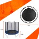 TRAMPOLINO ELASTICO CON RETE ANTICADUTA 180 CM