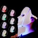 MASCHERA PER IL RINGIOVANIMENTO FACCIALE CON 7 LUCI LED E COPERTURA PER IL COLLO
