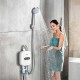 SISTEMA PER DOCCIA CON RISCALDATORE D'ACQUA ISTANTANEO