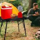 TAVOLO DA CAMPEGGIO PLEGGEBILE IN ALLUMINIO + COPERTURA PREMIUM