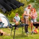 TAVOLO DA CAMPEGGIO PLEGGEBILE IN ALLUMINIO + COPERTURA PREMIUM