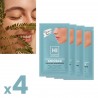PACK 4 X MASCHERE VISO IDROGEL EFFETTO FLASH ANTI-ETÀ