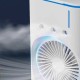 VENTILATORE A TORRE OSCILLANTE RICARICABILE CON LUCI LED E PULVERIZZAZIONE