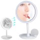 SPECCHIO DA TRUCCO CON VENTILATORE E LUCE LED