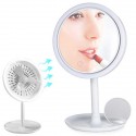 SPECCHIO DA TRUCCO CON VENTILATORE E LUCE LED