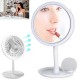 SPECCHIO DA TRUCCO CON VENTILATORE E LUCE LED