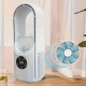 VENTILATORE A COLONNA SENZA PALA CON UMIDIFICATORE SILENZIOSO