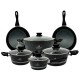 SET DI PENTOLE IN MARMO DA CUCINA DA 10 PEZZI