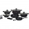 SET DI PENTOLE CON RIVESTIMENTO IN MARMO 10 PEZZI