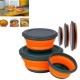 CIOTOLE PIEGHEVOLI IN SILICONE CON COPERCHIO - 3 PEZZI