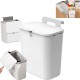 CUBO COLGANTE PER CUCINA CON COPERCHIO 9 LITRI