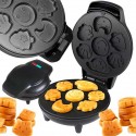 PIASTRA PER WAFFLES , VARI DISEGNI, 1200 W
