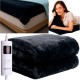 COPERTA ELETTRICA GRANDE CON TELECOMANDO 180 X 130 CM CON 6 MODI E LAVABILE IN LAVATRICE