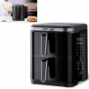 FRIGGITRICE AD ARIA DOPPIA 11 L CON PANNELLO LATERALE E 2800W