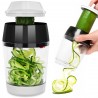 AFFETTATORE DI VERDURE A SPIRALE CON CONTENITORE