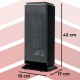 RISCALDATORE ELETTRICO A BASSO CONSUMO CON TELECOMANDO 2000W