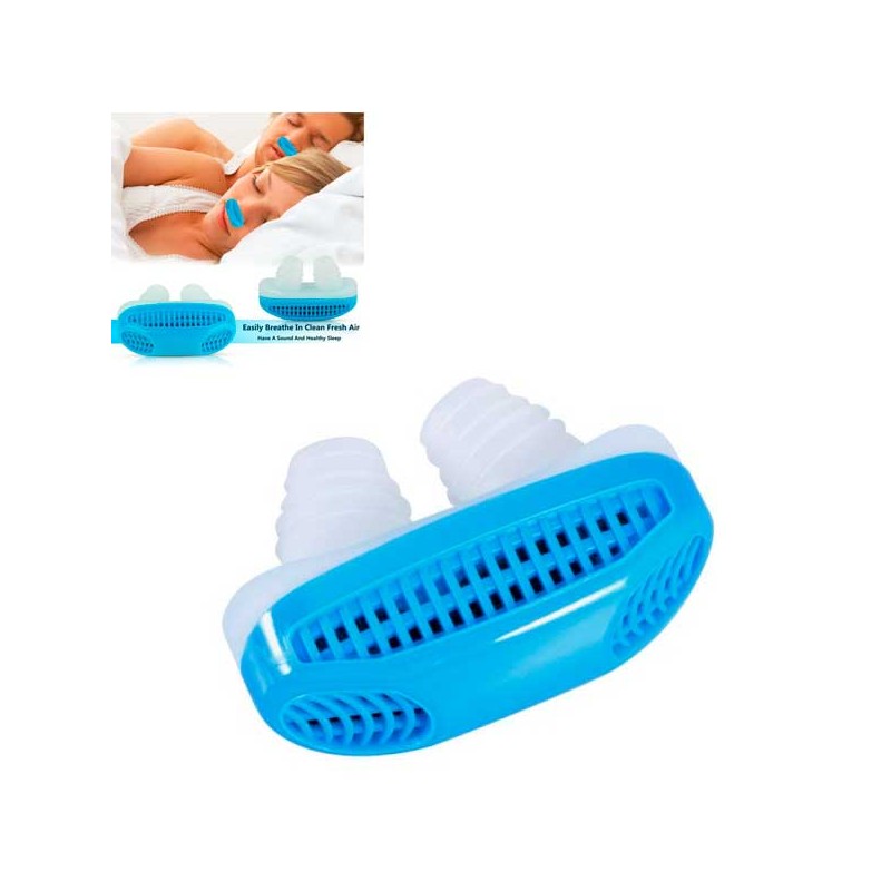 DILATATORE NASALE E PURIFICATORE D'ARIA CON DISPOSITIVO ANTI-RUSSAMENTO