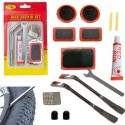 KIT DI RIPARAZIONE PER PNEUMATICI DI BICICLETTA CON TOPPA E COLLANTE