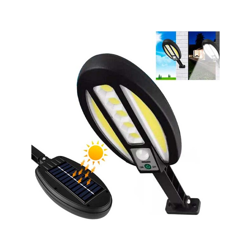 LAMPADA SOLARE 95 LED CON SENSORE DI MOVIMENTO E AL CREPUSCOLO