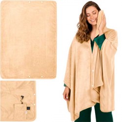 MANTELLO ELETTRICO PER SPALLE E SCHIENA 160X90 CM