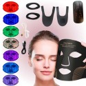 MASCHERA FACCIALE LED IN SILICONE CON FOTOTERAPIA