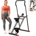 ARRAMPICATA VERTICALE STAIR STEPPER CON MANIGLIA E MONITOR LCD