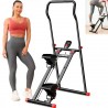 ARRAMPICATA VERTICALE STAIR STEPPER CON MANIGLIA E MONITOR LCD