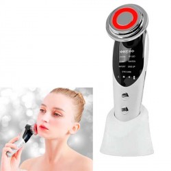 DISPOSITIVO FACCIALE 7 IN 1 ANTI-INVECCHIAMENTO E RINGIOVIMENTO DELLA PELLE CON EMS E LUCE LED