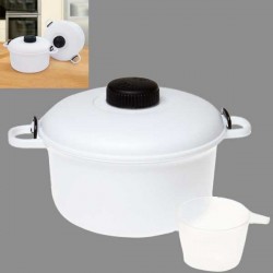PENTOLA A PRESSIONE PER MICROONDE CON COPERCHIO 2.8 LITRI