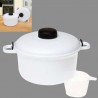 PENTOLA A PRESSIONE PER MICROONDE CON COPERCHIO 2.8 LITRI