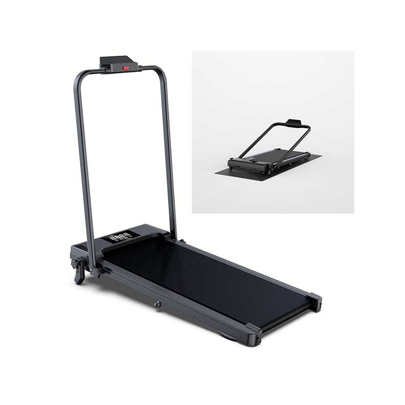 TAPIS ROULANT SLIM PIEGHEVOLE CON INCLINAZIONE, SISTEMA DI SICUREZZA E APP