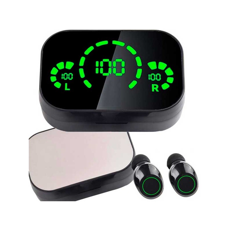 Cuffie Wireless In-Ear con Custodia di Ricarica